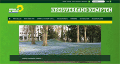 Desktop Screenshot of gruene-kempten.de